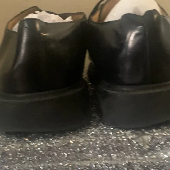 Louis Vuitton Paris Black Leather Dress Shoes