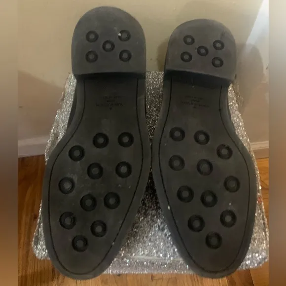 Louis Vuitton Paris Black Leather Dress Shoes
