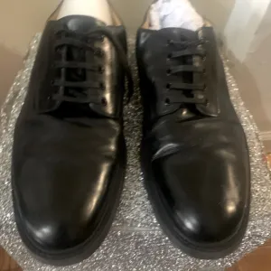 Louis Vuitton Paris Black Leather Dress Shoes