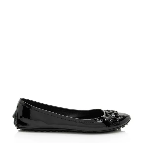 Louis Vuitton Patent Leather Oxford Ballet Flats - Size 6 / 36