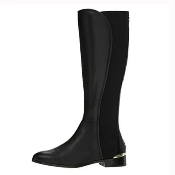 Louise et Cie Women Lo Vallery Tall Black Leather Boots Black size 7.5