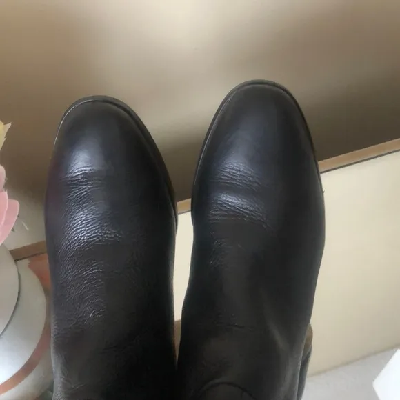 Louise et Cie Women Lo Vallery Tall Black Leather Boots Black size 7.5