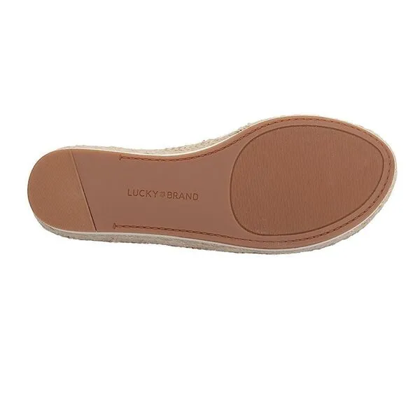 Lucky Brand Jasmei Leather Esapdrille Sandals