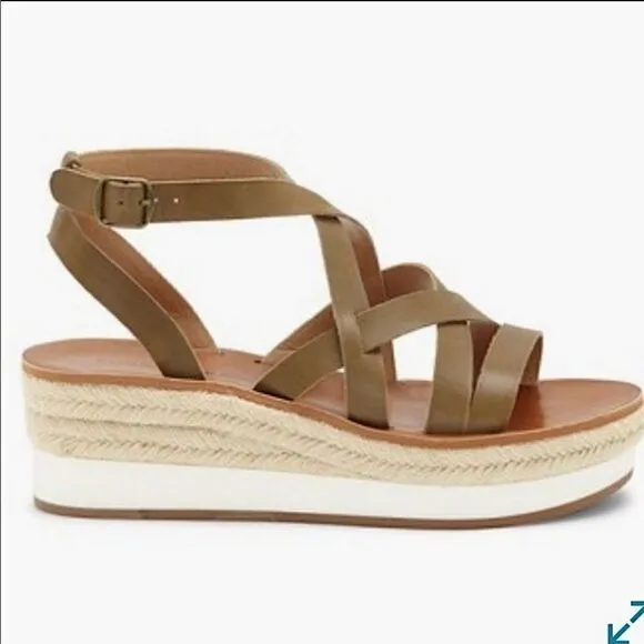 Lucky Brand Jasmei Leather Esapdrille Sandals