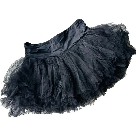 Lululemon Rehearsal TuTu Black Small/Medium RARE Ballet Dance Skirt Vintage Lulu