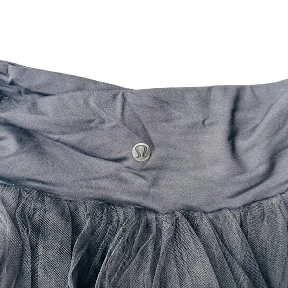 Lululemon Rehearsal TuTu Black Small/Medium RARE Ballet Dance Skirt Vintage Lulu