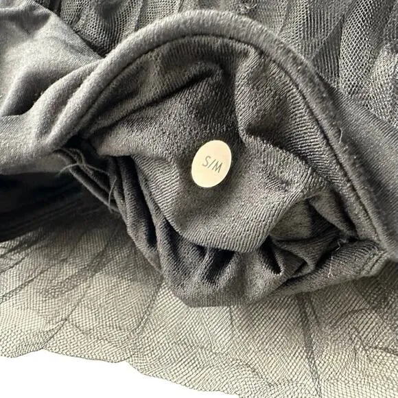 Lululemon Rehearsal TuTu Black Small/Medium RARE Ballet Dance Skirt Vintage Lulu