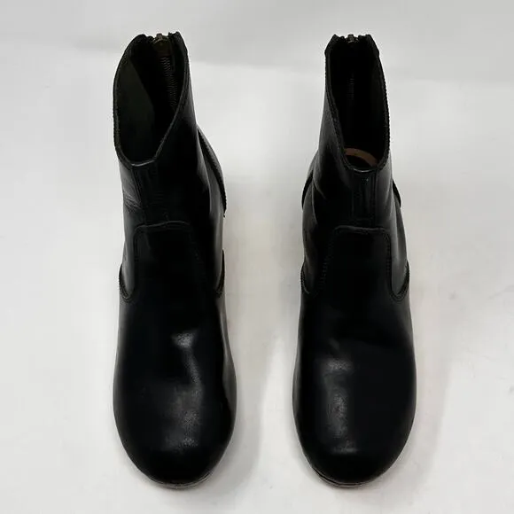 Madewell 1937 The Clog Heel Boots Leather Wood