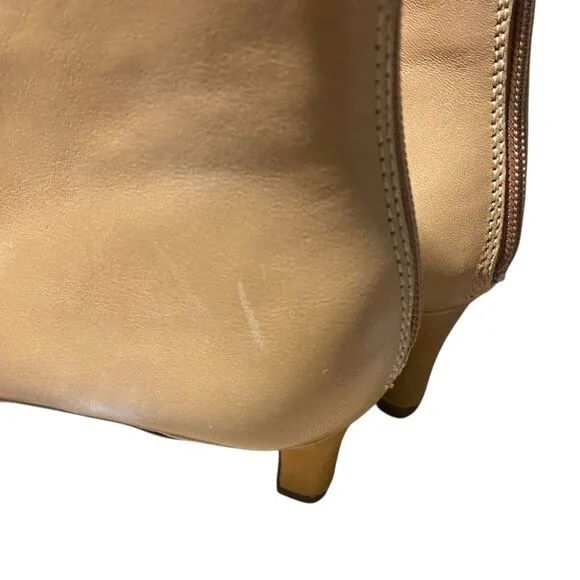 MADEWELL Boots WMNS 11 Sand Leather The Dimes Low Kitten-Heel Ankle Tan Spring