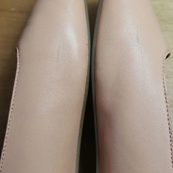 Madewell Cory Leather Ballet Flats Shoes Coral womens sz 7
