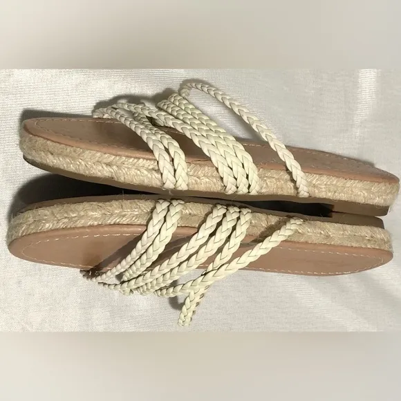 Madewell The Kathryn Espadrille Slide Sandals