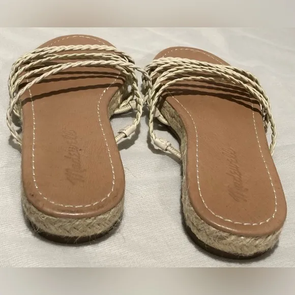Madewell The Kathryn Espadrille Slide Sandals