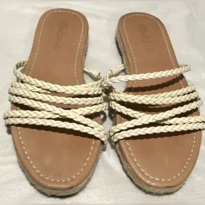 Madewell The Kathryn Espadrille Slide Sandals