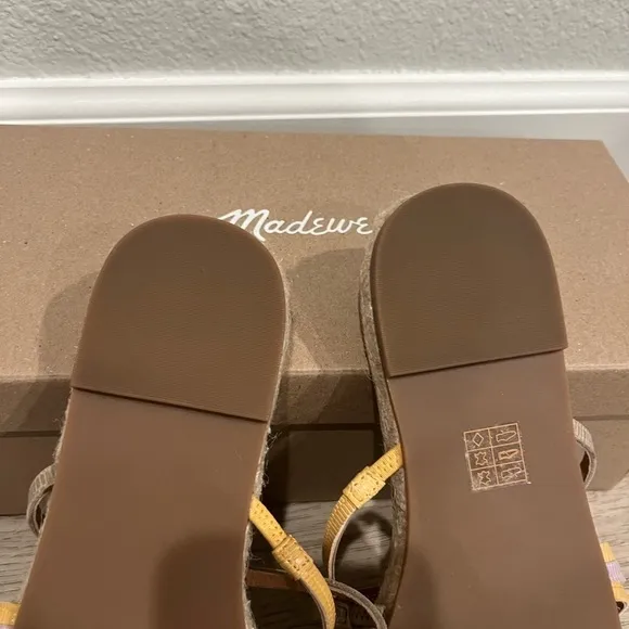 Madewell Woman The Kathrny Espadrille Slide Sandals, Size 7.5