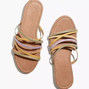 Madewell Woman The Kathrny Espadrille Slide Sandals, Size 7.5