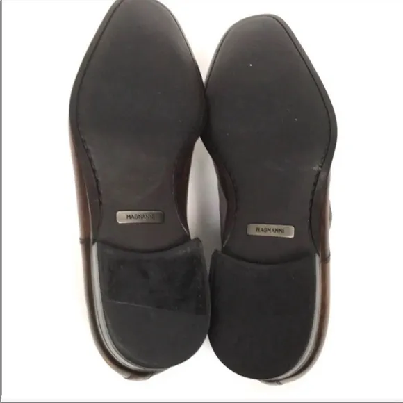 Magnanni Marco Plain Toe Monk Shoes Size 9.5