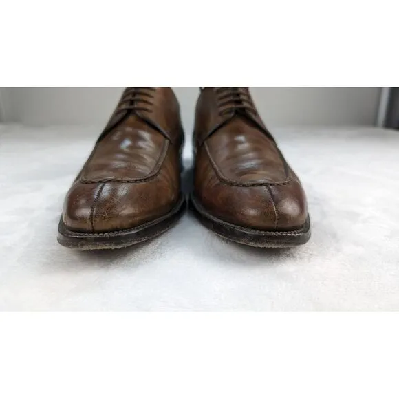 Magnanni Split Toe‎ Brown Mens Dress Shoes size 9.5 11323