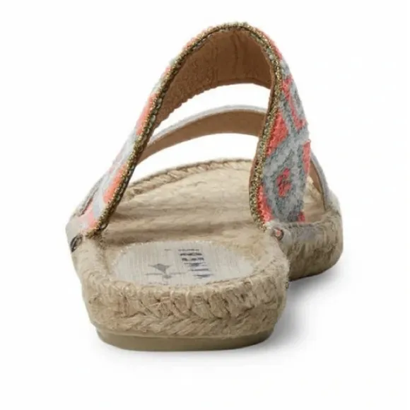 Manebi Embroidered Aztec Espadrille Sandals