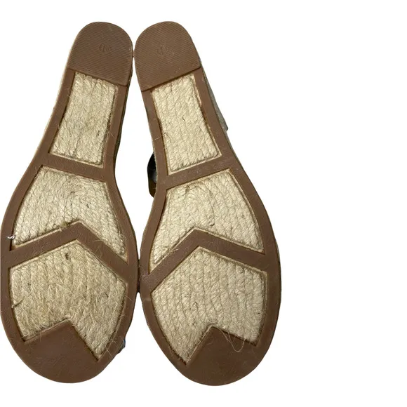Marc Fisher Adalla‎ Basketweave Suede Platform Wedge Sandals Size in Mink 9.5