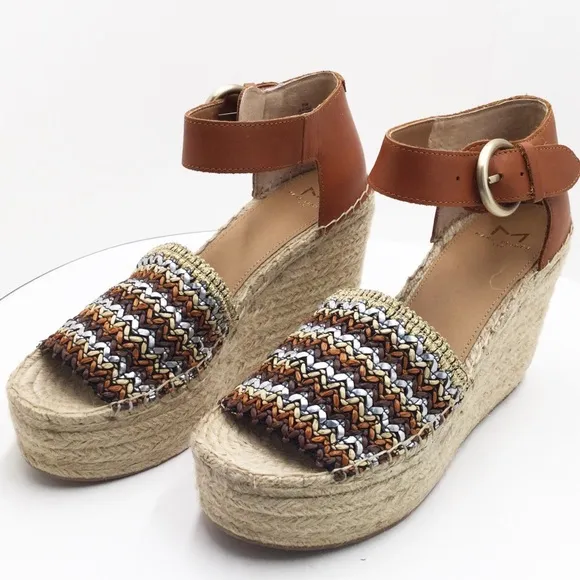 🆕{MARC FISHER} Alida Wedge  Espadrille Sandals