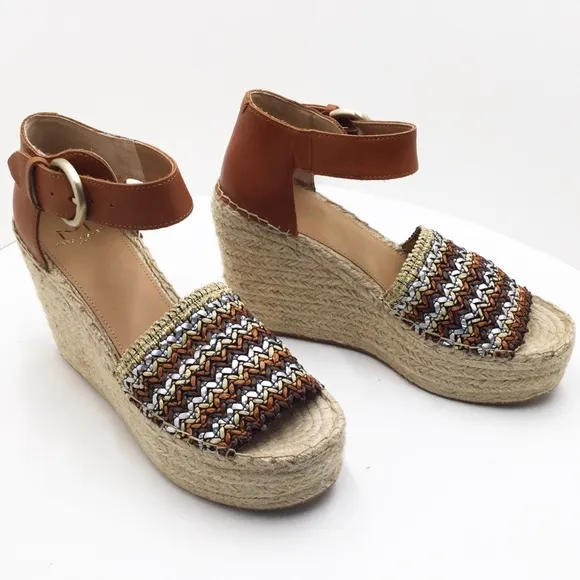 🆕{MARC FISHER} Alida Wedge  Espadrille Sandals