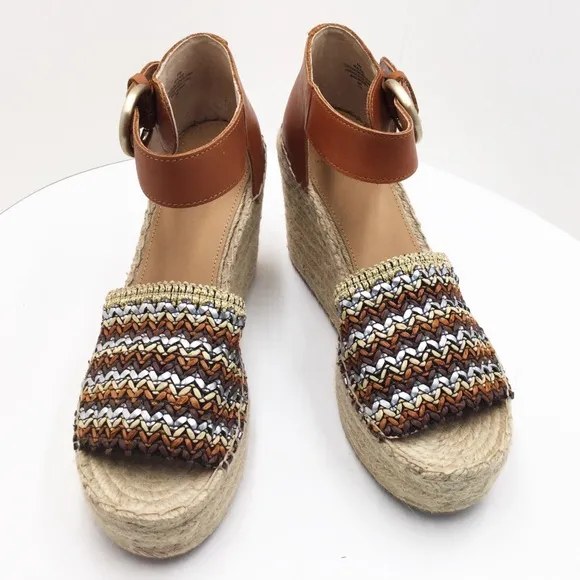 🆕{MARC FISHER} Alida Wedge  Espadrille Sandals