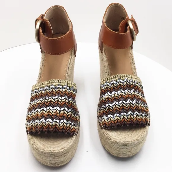 🆕{MARC FISHER} Alida Wedge  Espadrille Sandals