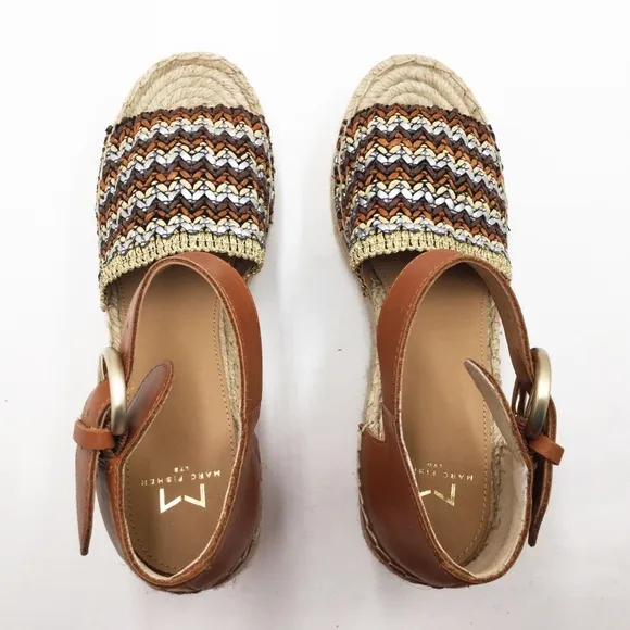 🆕{MARC FISHER} Alida Wedge  Espadrille Sandals