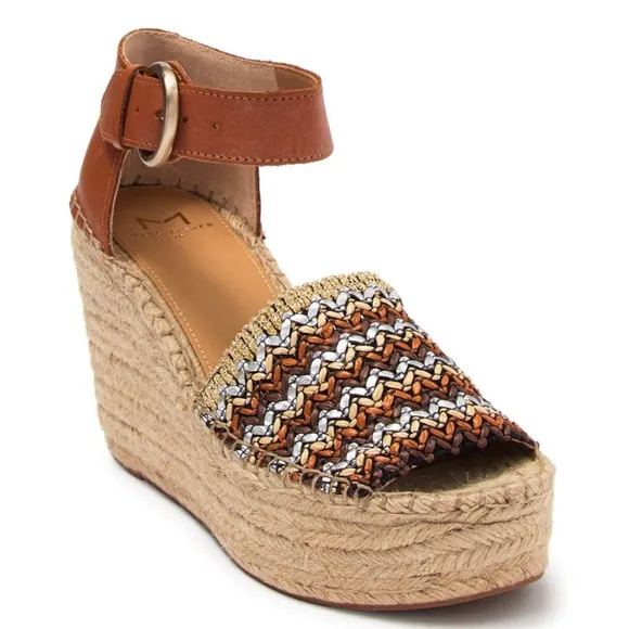 🆕{MARC FISHER} Alida Wedge  Espadrille Sandals