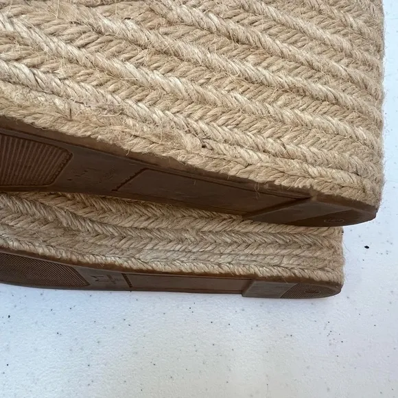 Marc Fisher Espadrille Snake Print Platform Wedge Sandals Size 10