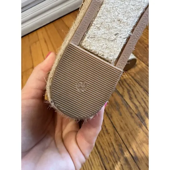 Marc Fisher LTD Adalyn Espadrille Wedge Sandals 9.5M EUC Brown