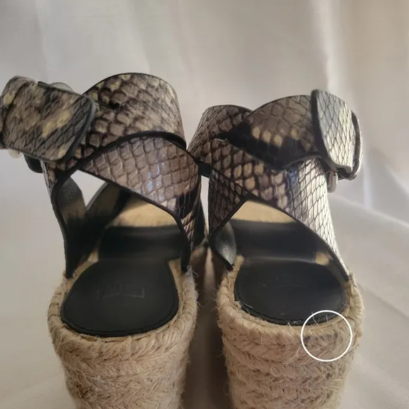MARC‎ FISHER LTD Espadrille Platform Sandal Size 6