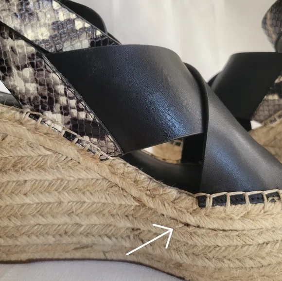 MARC‎ FISHER LTD Espadrille Platform Sandal Size 6