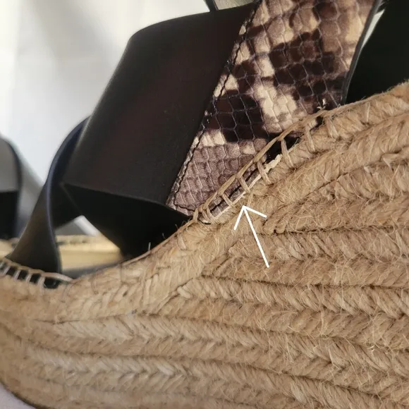 MARC‎ FISHER LTD Espadrille Platform Sandal Size 6