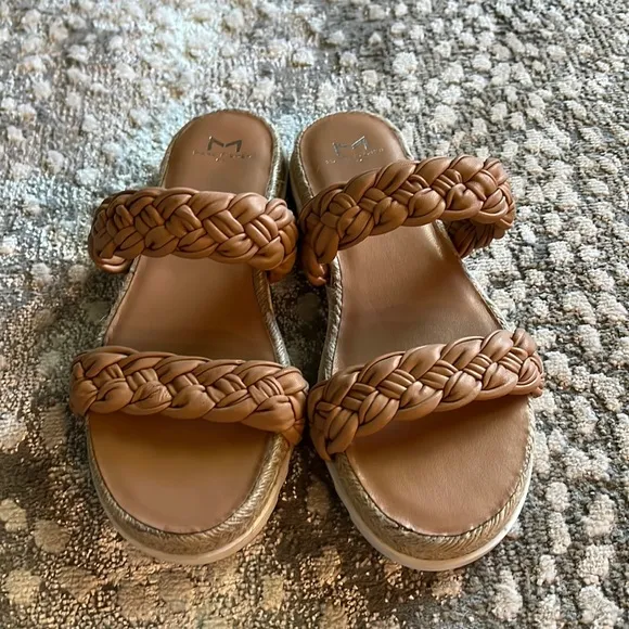 MARC FISHER LTD Jaimee Espadrille Slide Sandals - Women’s 8.5 M