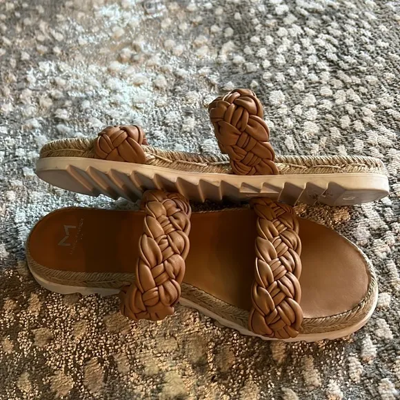 MARC FISHER LTD Jaimee Espadrille Slide Sandals - Women’s 8.5 M