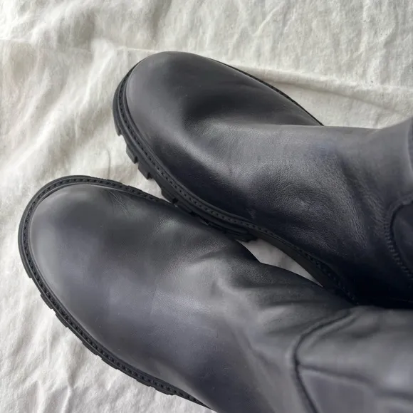Marc Fisher LTD Malena Lug Sole Platform Boots Sz 10M