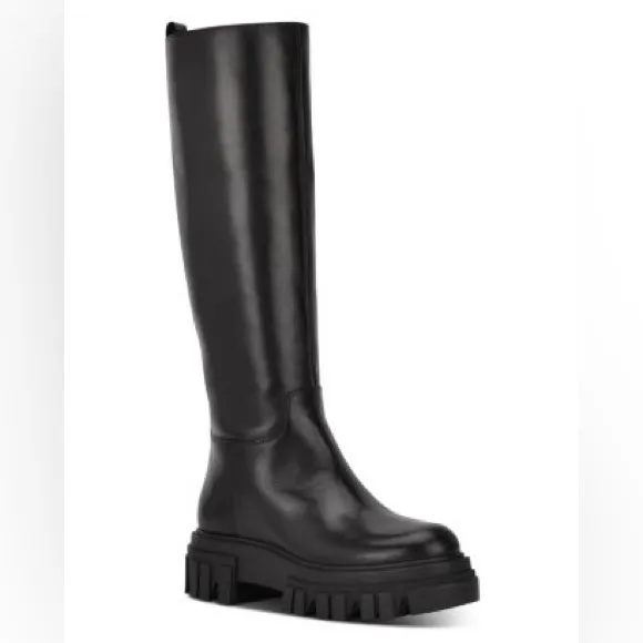 Marc Fisher LTD Malena Lug Sole Platform Boots Sz 10M