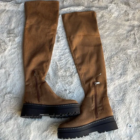 Marc Fisher over the knee platform boots