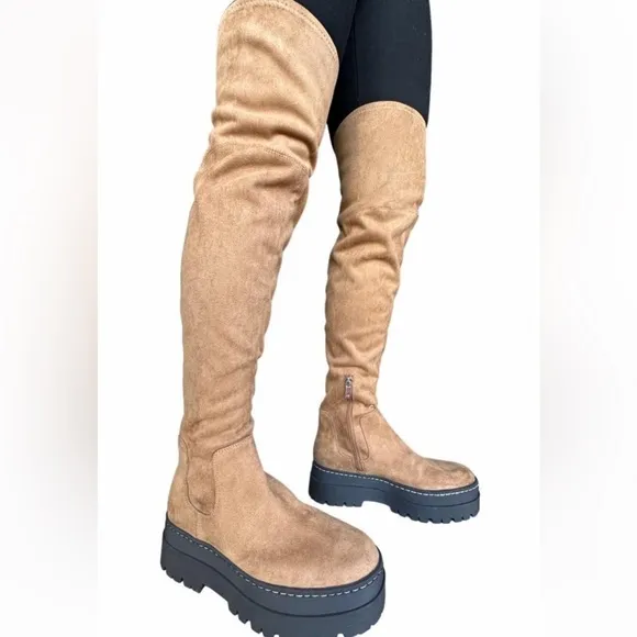 Marc Fisher over the knee platform boots