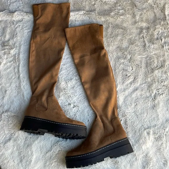 Marc Fisher over the knee platform boots