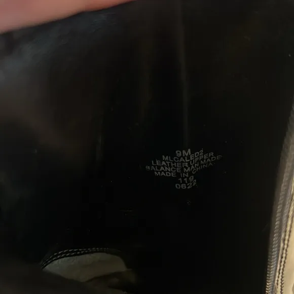 Marc Fisher Platform Leather Boots Black