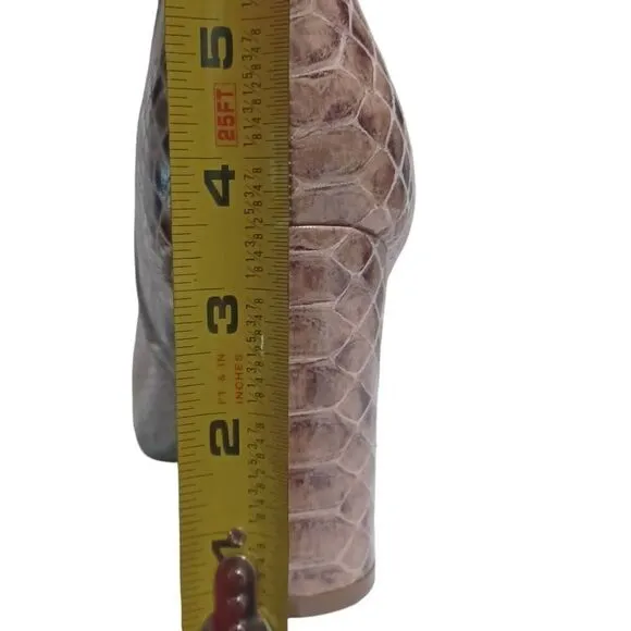 Marc Fisher Snakeskin Boots 8.5M
