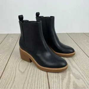 Marc Fisher Women's Modesty Block Heel Dress Booties 6M Black $149
