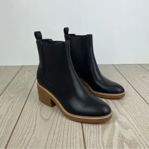 Marc Fisher Women's Modesty Block Heel Dress Booties 8.5M Black $149