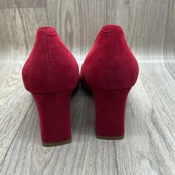 MARC FISHER ZALA BLOCK HEEL POINTY TOE PUMP
