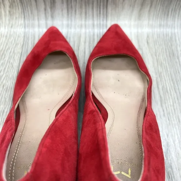 MARC FISHER ZALA BLOCK HEEL POINTY TOE PUMP