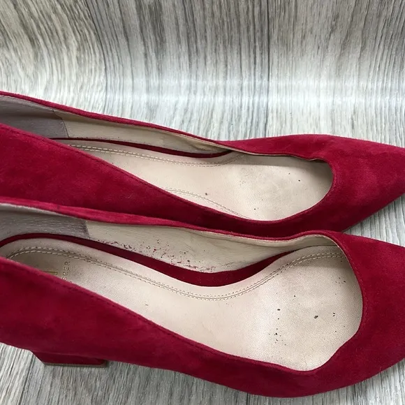 MARC FISHER ZALA BLOCK HEEL POINTY TOE PUMP
