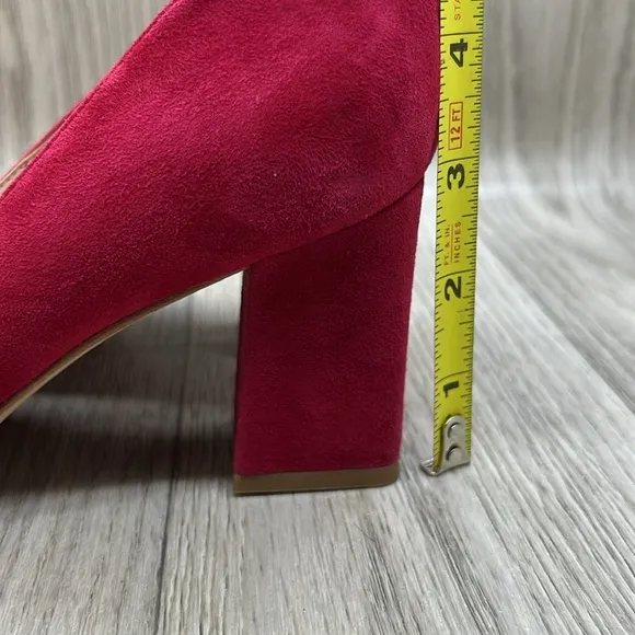 MARC FISHER ZALA BLOCK HEEL POINTY TOE PUMP