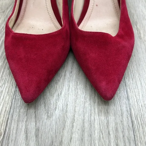 MARC FISHER ZALA BLOCK HEEL POINTY TOE PUMP